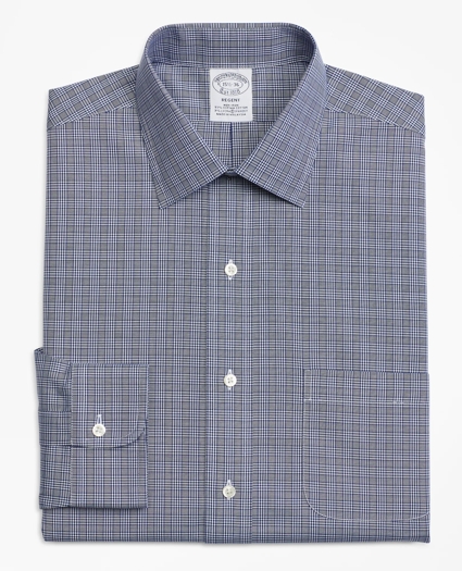 Stretch Regent Regular-Fit Dress Shirt, Non-Iron Glen Plaid, image 4