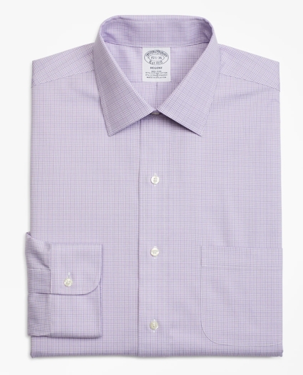 Stretch Regent Regular-Fit Dress Shirt, Non-Iron Glen Plaid, image 4