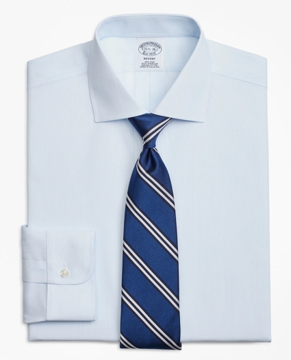 Regent Regular-Fit Dress Shirt, Non-Iron Pencil Stripe, image 1