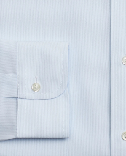 Regent Regular-Fit Dress Shirt, Non-Iron Pencil Stripe, image 3