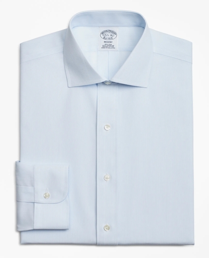 Regent Regular-Fit Dress Shirt, Non-Iron Pencil Stripe, image 4
