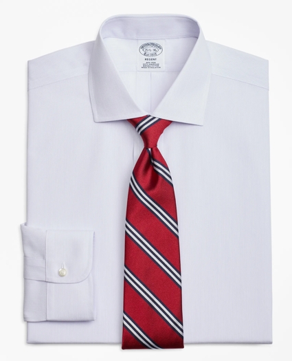 Regent Regular-Fit Dress Shirt, Non-Iron Pencil Stripe, image 1