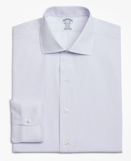 Regent Regular-Fit Dress Shirt, Non-Iron Pencil Stripe, image 4