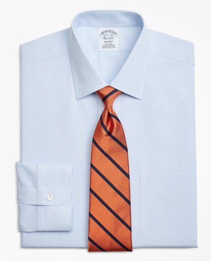 Regent Regular-Fit Dress Shirt, Non-Iron Check, image 1
