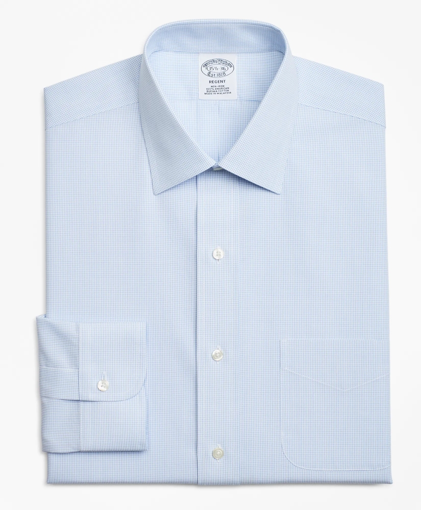 Regent Regular-Fit Dress Shirt, Non-Iron Check, image 4