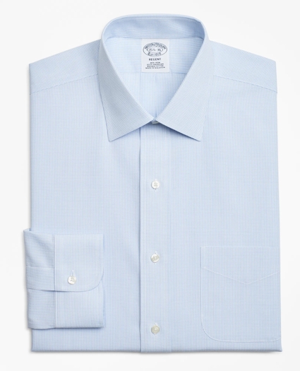 Regent Regular-Fit Dress Shirt, Non-Iron Check, image 4