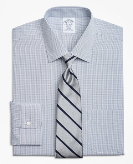 Regent Regular-Fit Dress Shirt, Non-Iron Check, image 1