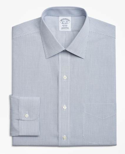 Regent Regular-Fit Dress Shirt, Non-Iron Check, image 4