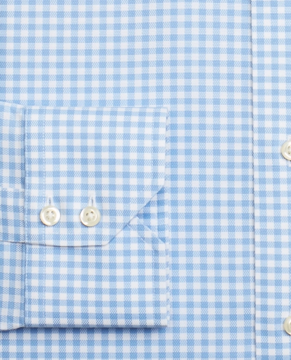 Stretch Regent Regular-Fit Dress Shirt, Non-Iron Royal Oxford Gingham, image 3