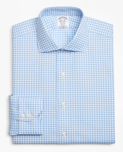 Stretch Regent Regular-Fit Dress Shirt, Non-Iron Royal Oxford Gingham, image 4