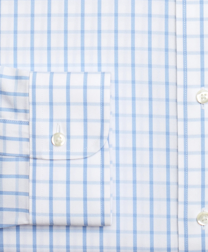 Madison Relaxed-Fit Dress Shirt, Non-Iron Windowpane, image 3