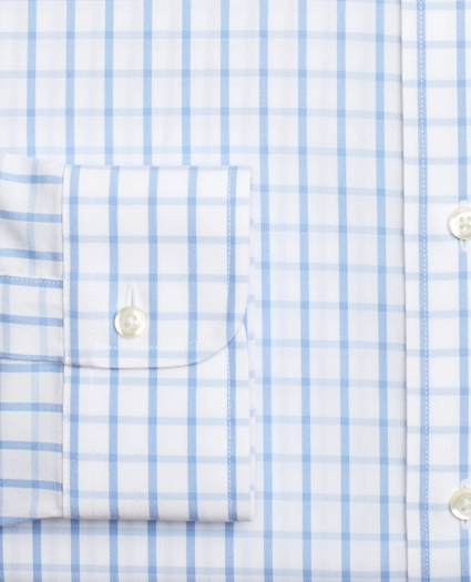 Madison Relaxed-Fit Dress Shirt, Non-Iron Windowpane, image 3