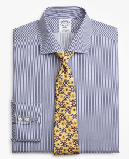 Regent Regular-Fit Dress Shirt, Non-Iron Stripe, image 1