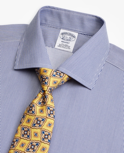 Regent Regular-Fit Dress Shirt, Non-Iron Stripe, image 2