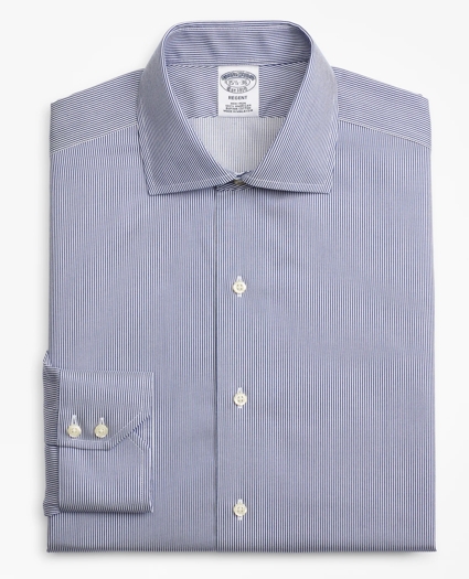 Regent Regular-Fit Dress Shirt, Non-Iron Stripe, image 4