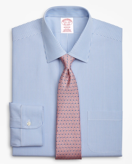 Madison Relaxed-Fit Dress Shirt, Non-Iron Stripe, image 1