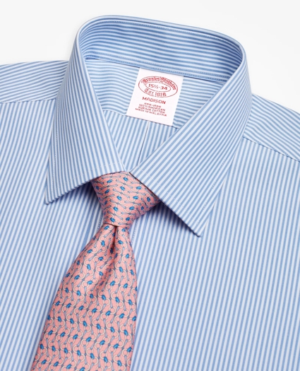 Madison Relaxed-Fit Dress Shirt, Non-Iron Stripe, image 2
