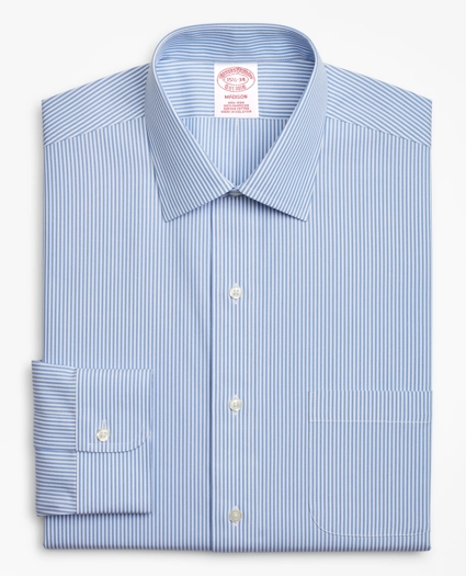 Madison Relaxed-Fit Dress Shirt, Non-Iron Stripe, image 4