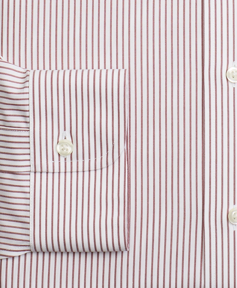 Stretch Milano Slim-Fit Dress Shirt, Non-Iron Stripe, image 3