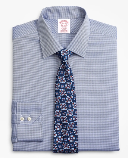 Madison Relaxed-Fit Dress Shirt, Non-Iron Check, image 1