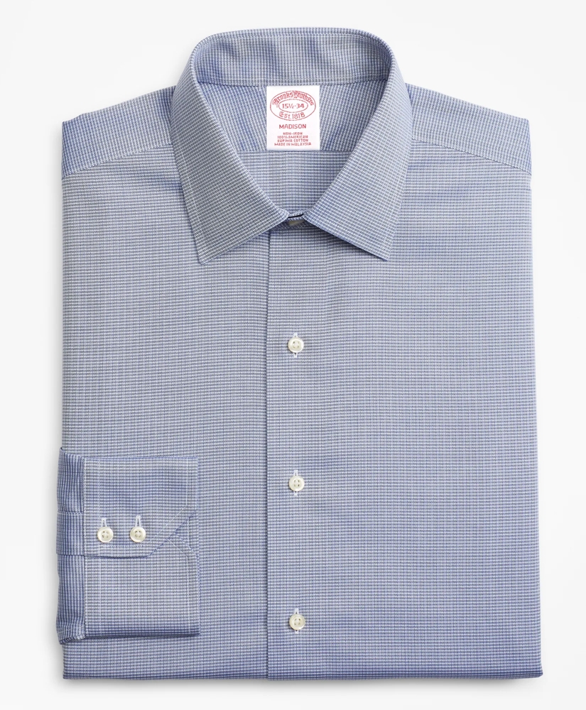 Madison Relaxed-Fit Dress Shirt, Non-Iron Check, image 4