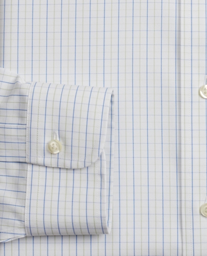 Regent Regular-Fit Dress Shirt, Non-Iron Grid Check, image 3