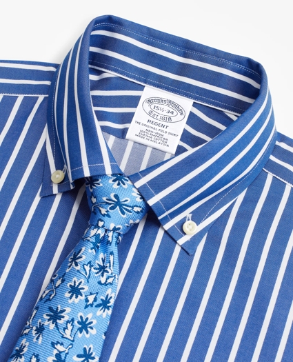 Regent Regular-Fit Dress Shirt, Non-Iron Bengal Stripe, image 2