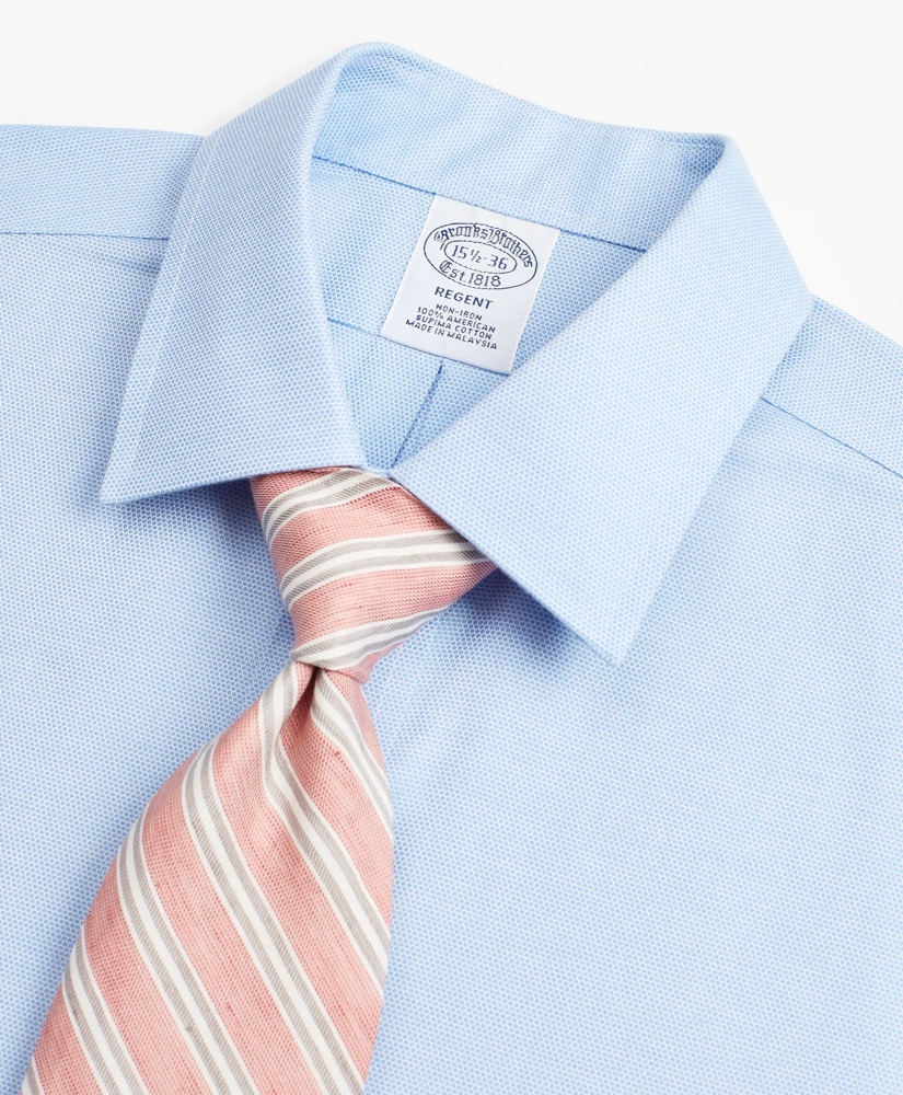 Regent Regular-Fit Dress Shirt, Non-Iron Dobby, image 2