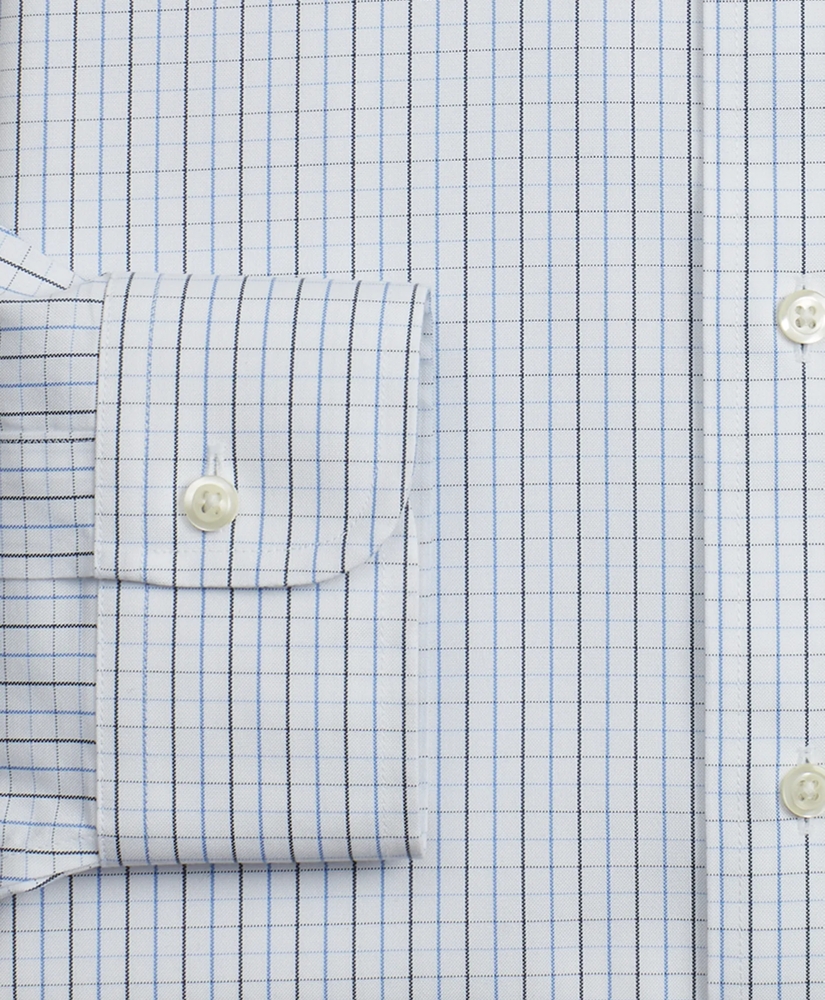 Madison Relaxed-Fit Dress Shirt, Non-Iron Grid Check, image 3