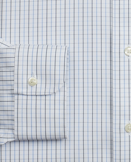 Madison Relaxed-Fit Dress Shirt, Non-Iron Grid Check, image 3