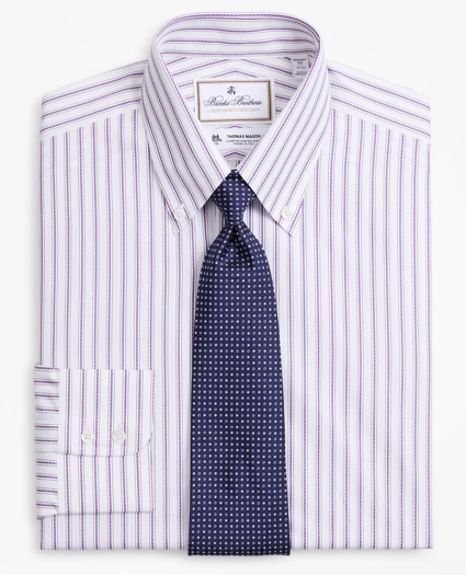 Luxury Collection Regent Regular-Fit Dress Shirt, Button-Down Collar Stripe, image 1