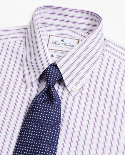 Luxury Collection Regent Regular-Fit Dress Shirt, Button-Down Collar Stripe, image 2