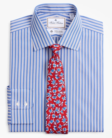 Luxury Collection Regent Regular-Fit Dress Shirt, Franklin Spread Collar Outline Stripe, image 1