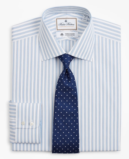 Luxury Collection Regent Regular-Fit Dress Shirt, Franklin Spread Collar Outline Stripe, image 1