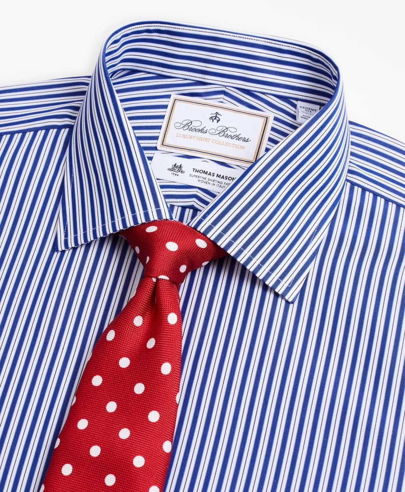 Luxury Collection Regent Regular-Fit Dress Shirt, Franklin Spread Collar Pinstripe, image 2