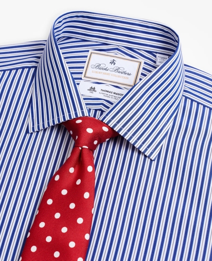 Luxury Collection Regent Regular-Fit Dress Shirt, Franklin Spread Collar Pinstripe, image 2