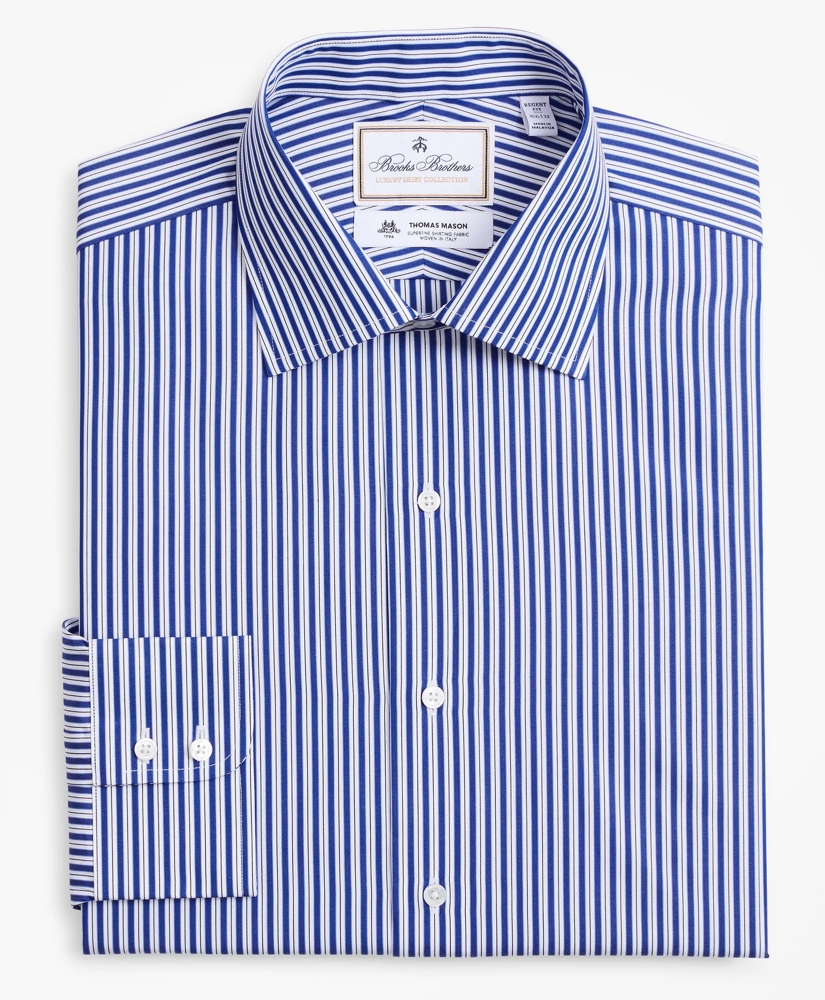 Luxury Collection Regent Regular-Fit Dress Shirt, Franklin Spread Collar Pinstripe, image 4