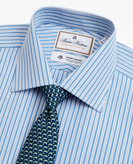 Luxury Collection Regent Regular-Fit Dress Shirt, Franklin Spread Collar Pinstripe, image 2