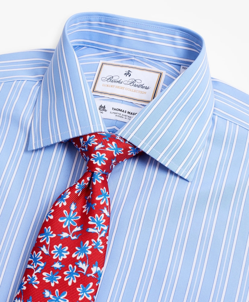 Luxury Collection Regent Regular-Fit Dress Shirt, Franklin Spread Collar Ribbon Stripe, image 2