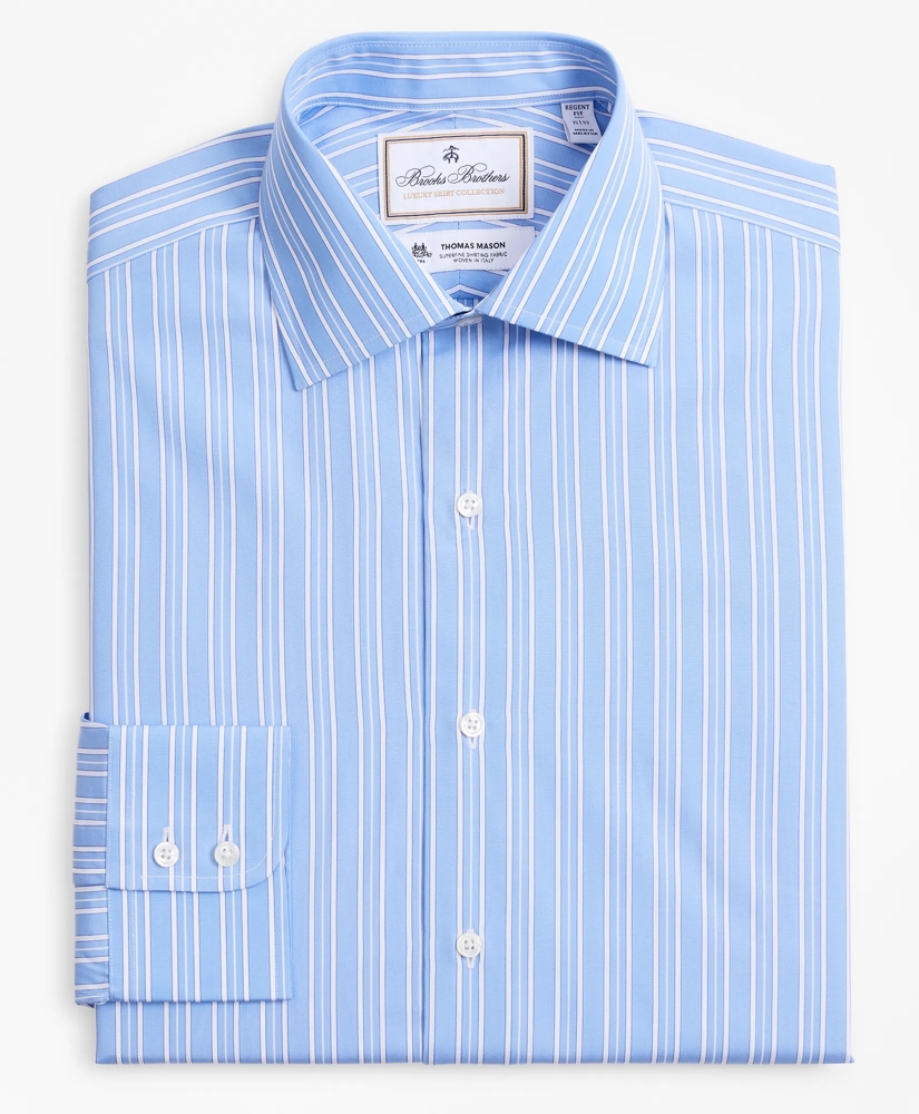 Luxury Collection Regent Regular-Fit Dress Shirt, Franklin Spread Collar Ribbon Stripe, image 4