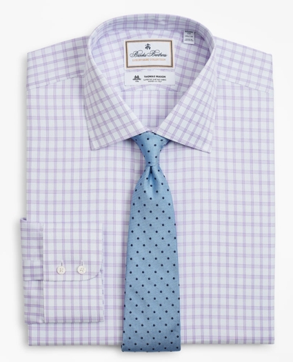 Luxury Collection Regent Regular-Fit Dress Shirt, Franklin Spread Collar Check, image 1