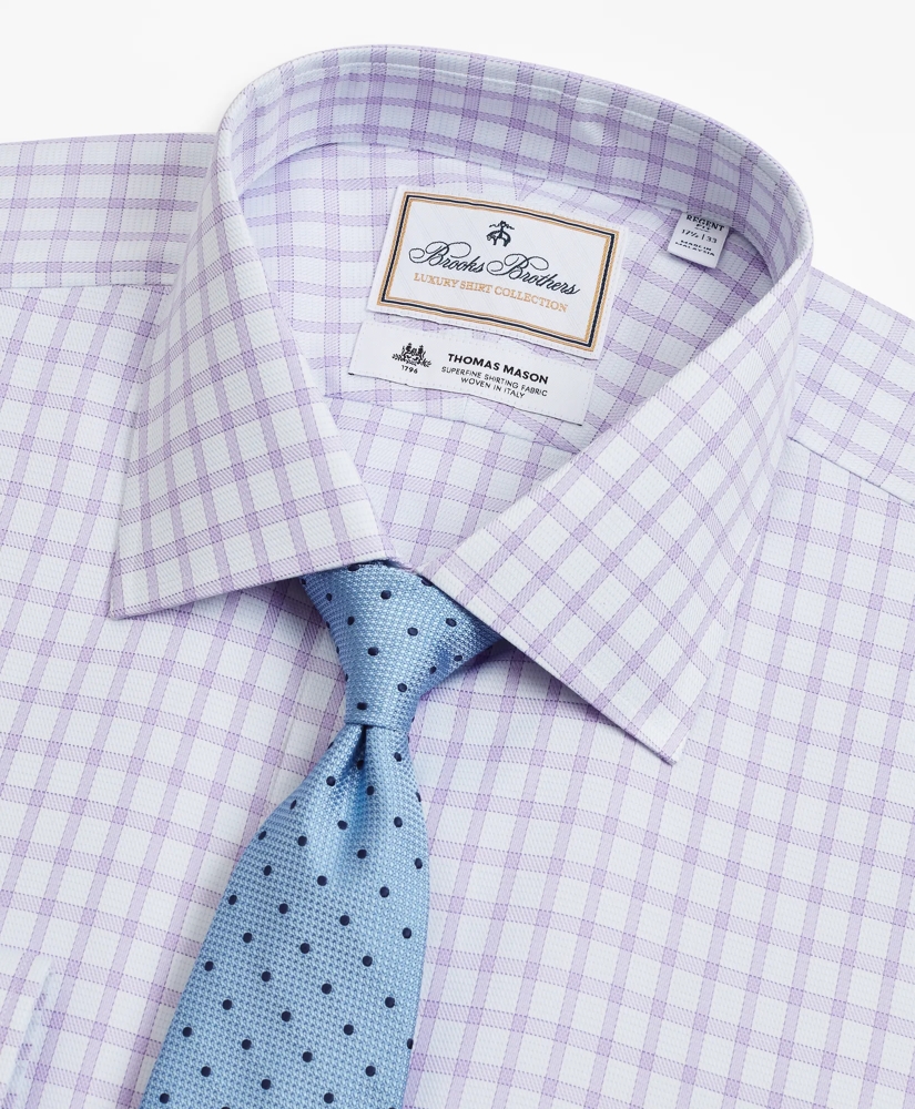 Luxury Collection Regent Regular-Fit Dress Shirt, Franklin Spread Collar Check, image 2