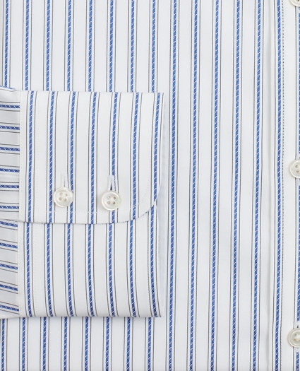 Luxury Collection Milano Slim-Fit Dress Shirt, Button-Down Collar Stripe, image 3