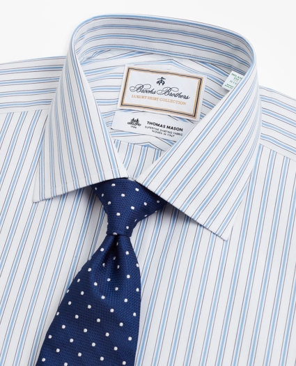 Luxury Collection Milano Slim-Fit Dress Shirt, Franklin Spread Collar Outline Stripe, image 2