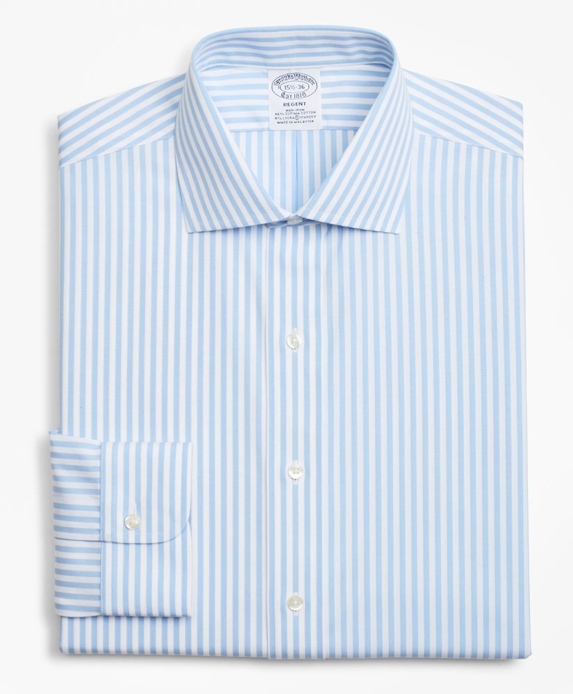 Stretch Regent Regular-Fit Dress Shirt, Non-Iron Bengal Stripe, image 4