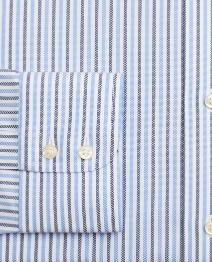 Stretch Regent Regular-Fit Dress Shirt, Non-Iron Royal Oxford Stripe, image 3