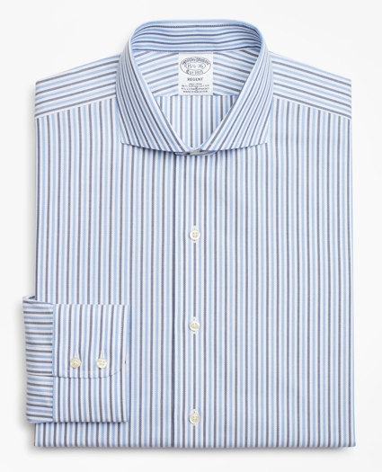 Stretch Regent Regular-Fit Dress Shirt, Non-Iron Royal Oxford Stripe, image 4