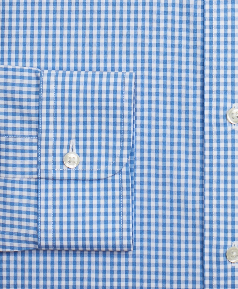 Stretch Madison Relaxed-Fit Dress Shirt, Non-Iron Gingham, image 3
