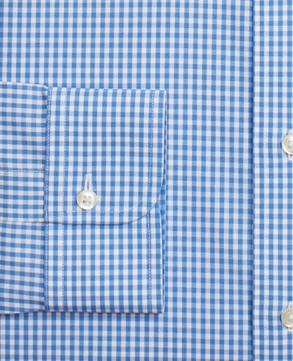 Stretch Madison Relaxed-Fit Dress Shirt, Non-Iron Gingham, image 3