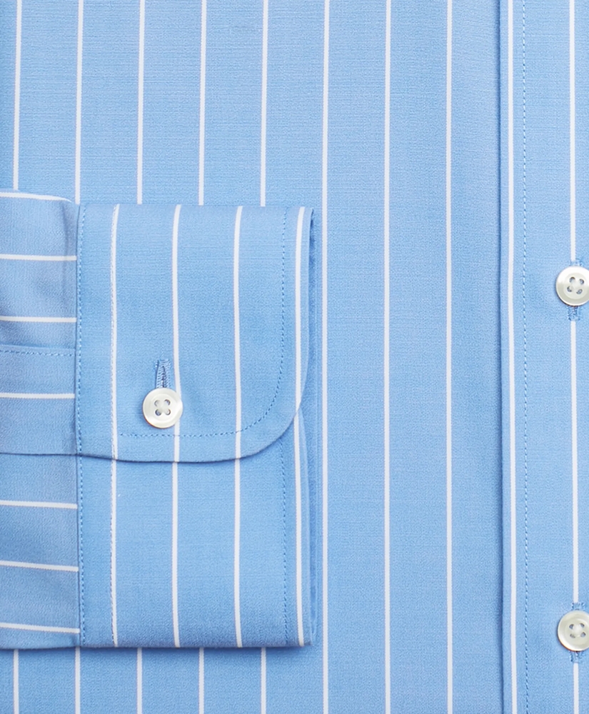 Stretch Milano Slim-Fit Dress Shirt, Non-Iron Stripe, image 3